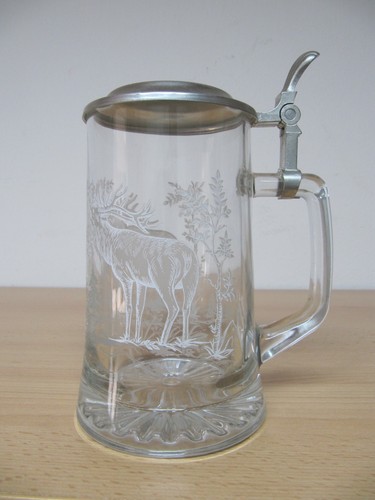 Bierkrug glas mit - bierkrug,