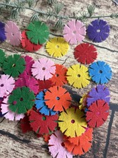 50 Blumen aus Filz Rad Blüte