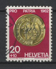 Briefmarke Schweiz Michel-Nr. 753 Pro Patria 1962 Golddukaten gestempelt