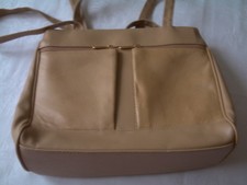 Tasche neu hellbraun 29,5 x 23 x 11 cm