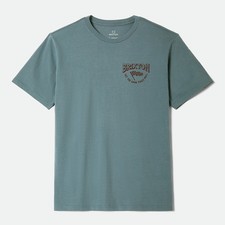 BRIXTON GARNET TEE T-SHIRT GR: M OCEAN