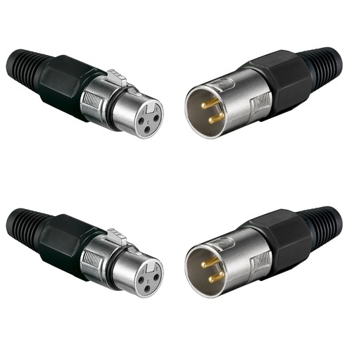 Pin xlr stecker - xlr, 2x