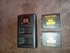 2x PATONA DMW BLC-12 Premium 7,2V/1000mAh Akku - Inkl. Ladeschale Akku-King