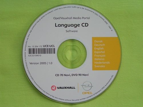 Opel language sprach cd - /,