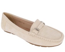 BEQUEME DAMEN MOKASSIN BEIGE