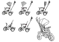 Kinder Dreirad TOBI SPINER mit