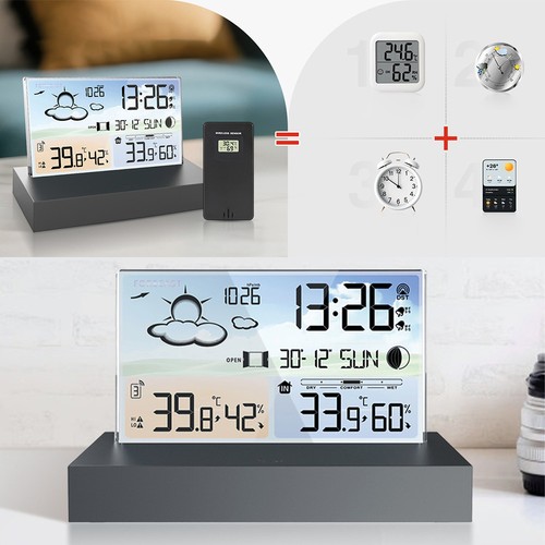 Digitale wecker wetterstation - wecker,