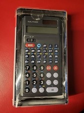 DUAL-Power Wissenschaftlicher Taschenrechner für höhere Klassen geeignet NEU OVP