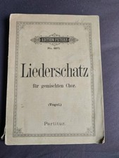 Liederschatz Für Gemischten Chor Volkslieder Peters