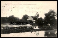 ALTE POSTKARTE GRUSS AUS UNTERHAMMER-MÜHLE SOMMERFRISCHE Luckau ? Regnitzlosau ?