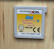 3DS - 2in1: Life with Horses 3D + My Western Horse 3D für Nintendo 3DS nur Modul