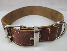 Hunter Leder Hundehalsband & Leine XL-XXL Set verstellbar Nieten wetterfest