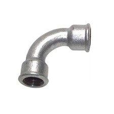 Temperguss Fitting Bogen 90°
