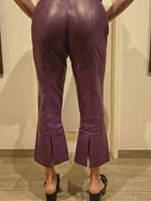 sehr schöne  Lederhose gr.L Lila Marke Gipsy