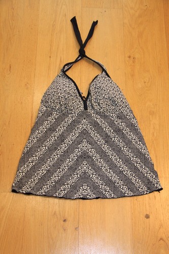 Tankini oberteil top - top, schwarz