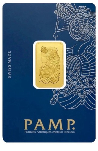 Goldbarren pamp lady fortuna - goldbarren,