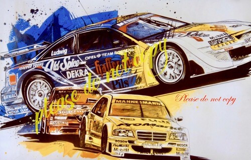 Opel calibra dtm kunst - opel,