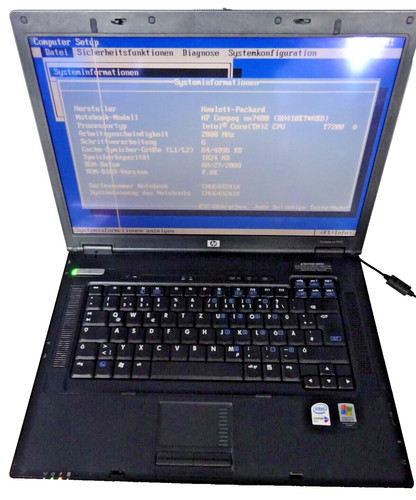 Compaq nx7400 notebook - nx7400, notebook*ohne