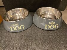 Beeztees Melamin/ Edelstahl, Futternapf, Wassernapf, Fressnapf Hunde, gebraucht 