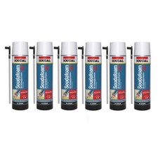 6x Soudal Soudafoam 2K Zargenschaum Türschaum Montageschaum Adapterschaum 400ml