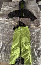 Skianzug UNISEX Grün/Grau in