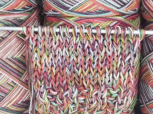 Bunt pastell designergarn - 1,
