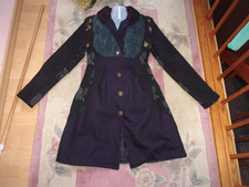 Patchwork Mantel Long Jacke