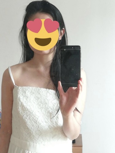 Weißes cocktailkleid - weißes, m