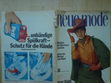 Neue Mode 1967/08 w/Burda Hosenanzüge Mutter + Kind Umstandsmode Kostüm 60er ++ 