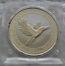 Münze 1oz. 999 Silver 1996, 1 Dollar "The Australian Kookaburra" 31,5 Gr-  (2)