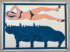 John Wesley, "Dreams of Unicorn", Siebdruck, handsign., num., dat., 1965-66