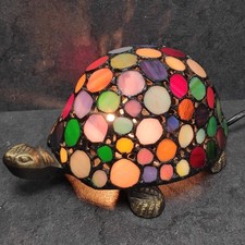 Tischlampe Schildkröte Tiffany Stil Style Mosaik Lampe