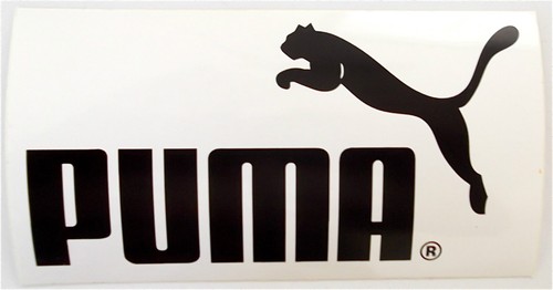 Werbe aufkleber puma logo - werbe-aufkleber,