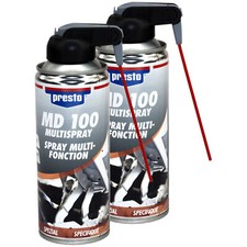 Presto MD 100 Multi-Spray universelles Universal Öl Schmieröl 157165 2 X 400 ml
