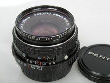 SMC Pentax - M 28mm f2,8 2,8/28 + Pentax UV + 2 Deck. Top Zustd n. Mint Pentax K
