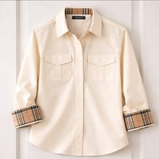 Burberry london beige shirt - burberry,