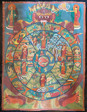 Original Antik RAD DES LEBENS