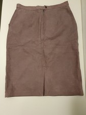Vintage Leder Rock Damen