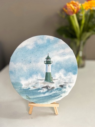 Original aquarellbild - original,