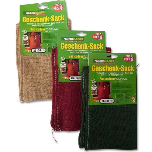 Jute geschenk sack - jute, geschenk-sack