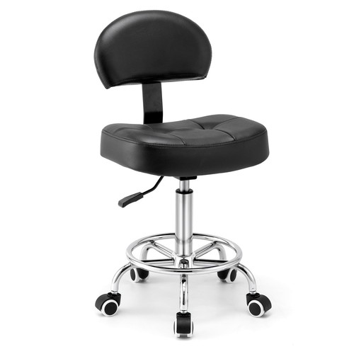 Breiter rollhocker mit lehne - breiter,