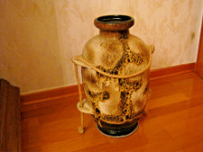 große Deko Vase aus Seegras