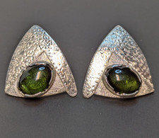 Große Turmalin Ohrstecker in