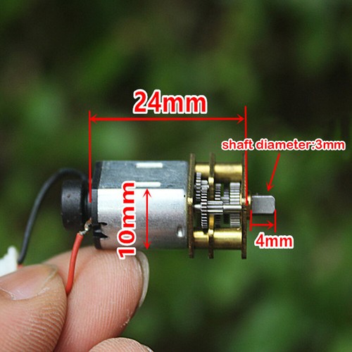 Mini n20 gear - motor, 3v