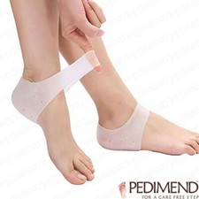 PEDIMEND™ Einlegesohle Ferse Gel Socke Reiben Blase Hautausschlag Schutz Loch 1 PAAR UK