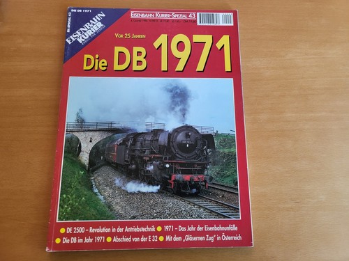 Eisenbahn kurier die db - eisenbahn, 1971