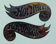 2x HOTWHEELS Aufkleber USA