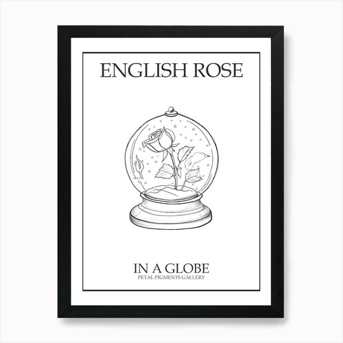 Englische rose globus - englische,