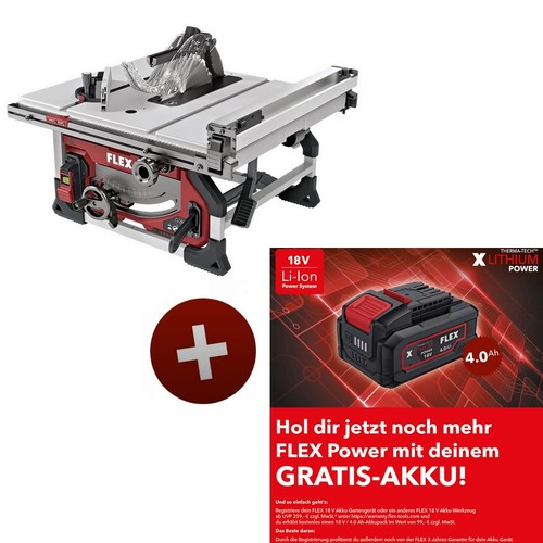 Flex akku tischkreissäge - flex, 18v