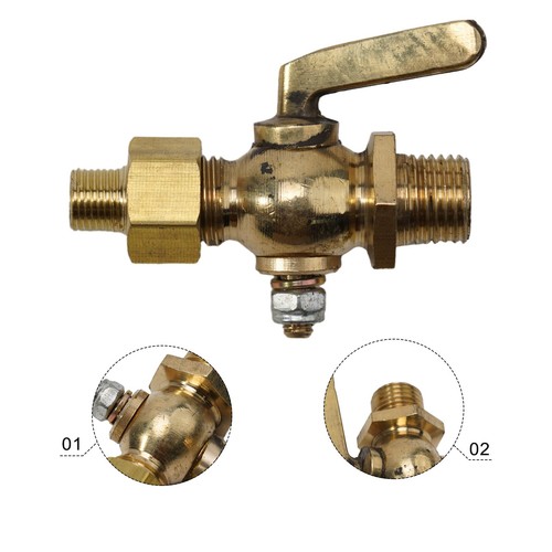 Ventil messing benzinhahn - messing,